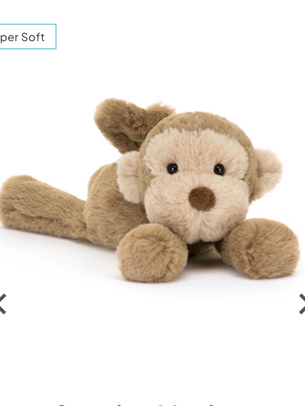 Jellycat Smudge Monkey Tiny
